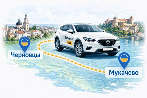 Междугороднее такси Черновцы – Мукачево цена 9.700 грн | Express Taxi 