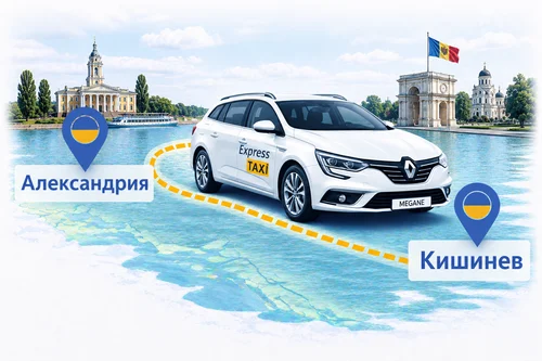 Международное такси Александрия – Кишинев - Цена 420 $ | Express Taxi