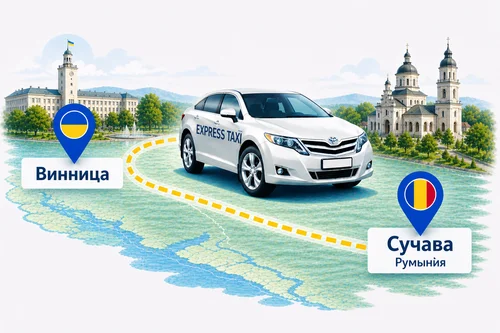 Международное такси Винница – Сучава за 300€ | Индивидуальный трансфер Express Taxi без пересадок