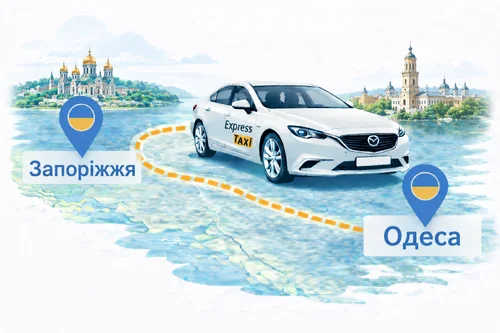 Комфортне міжміське таксі Запоріжжя – Одеса від Express Taxi