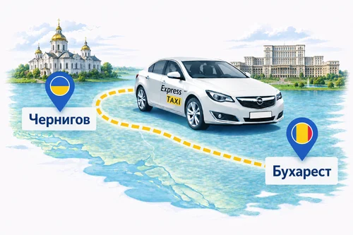 Такси Чернигов — Бухарест: удобный международный маршрут для поездок в Европу