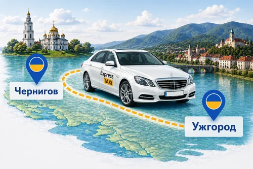 Такси Чернигов — Ужгород: удобное решение для поездок в Закарпатье