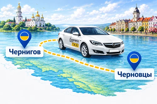 Такси Чернигов — Черновцы: комфортный маршрут на Буковину
