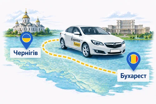 Таксі Чернігів — Бухарест: комфортна подорож до столиці Румунії