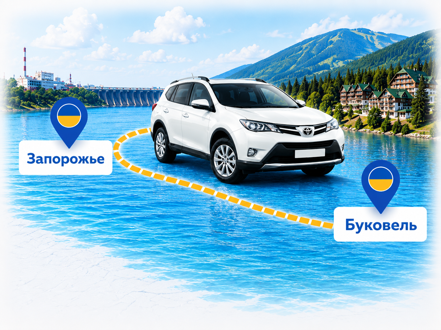 Такси Запорожье — Буковель