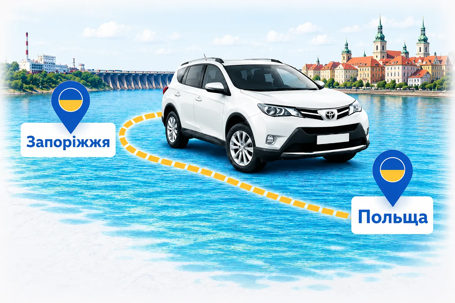 Такси Запорожье — Польша