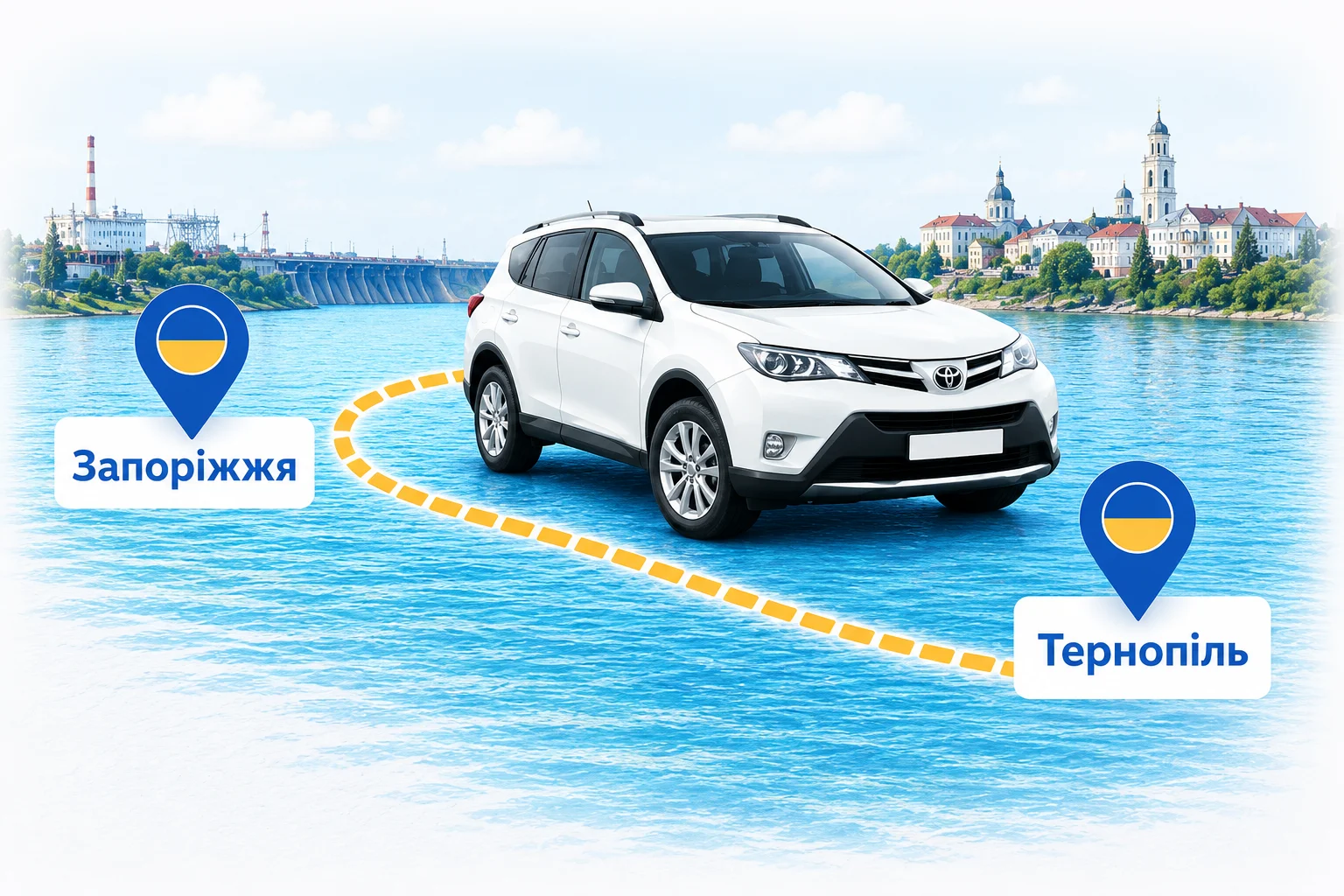 Таксі Запоріжжя — Тернопіль