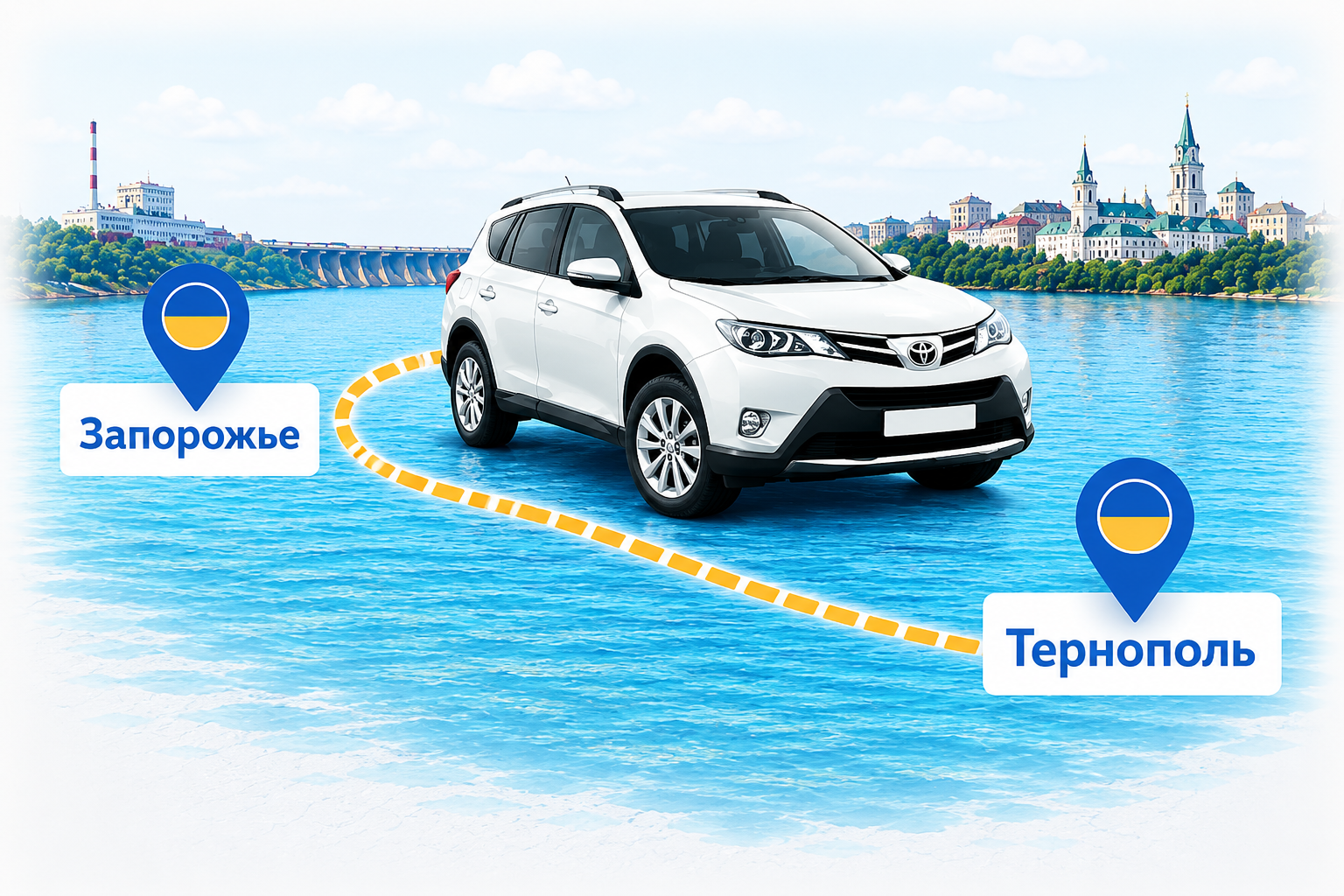 Такси Запорожье — Тернополь