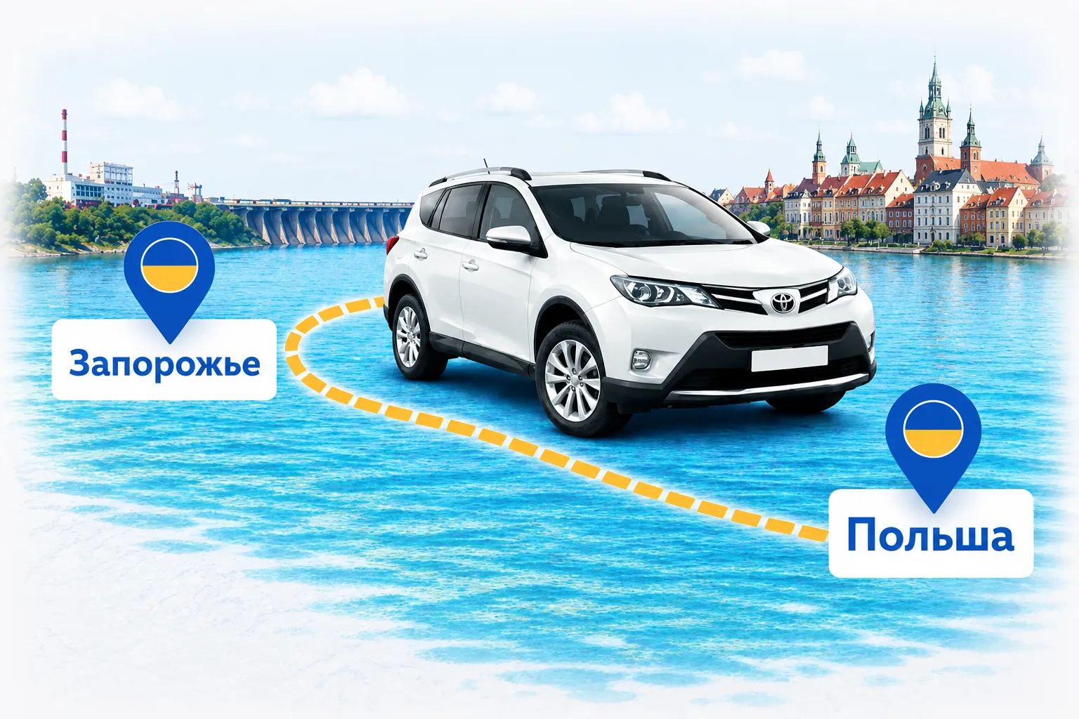 Таксі Запоріжжя — Польща