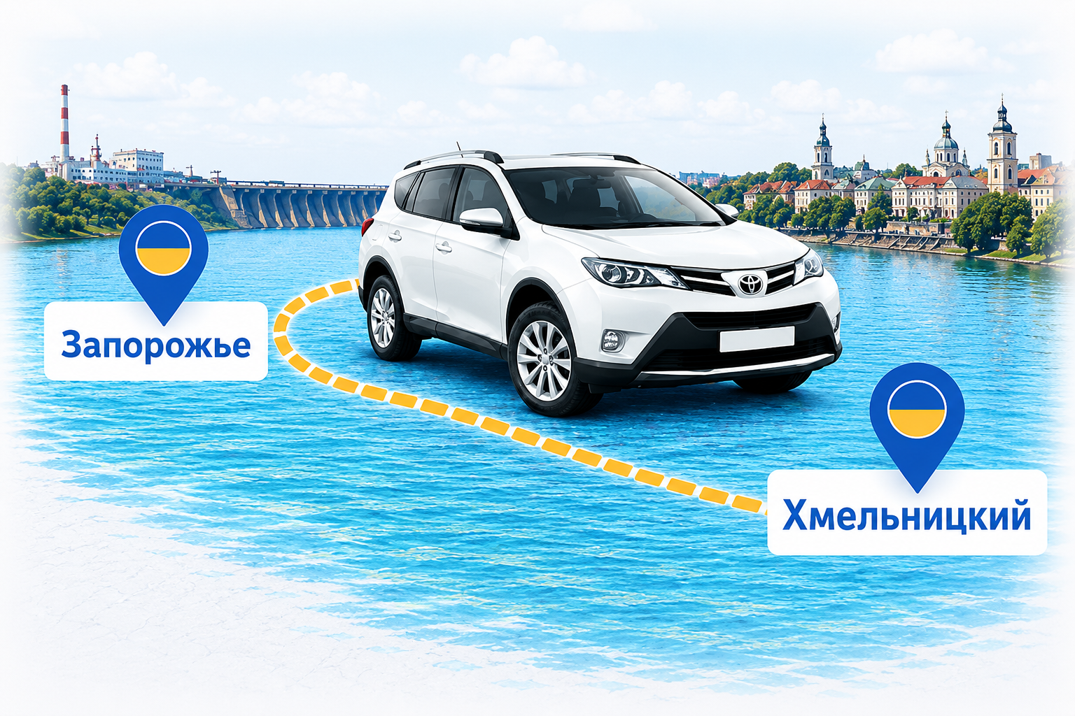 Такси Запорожье — Хмельницкий