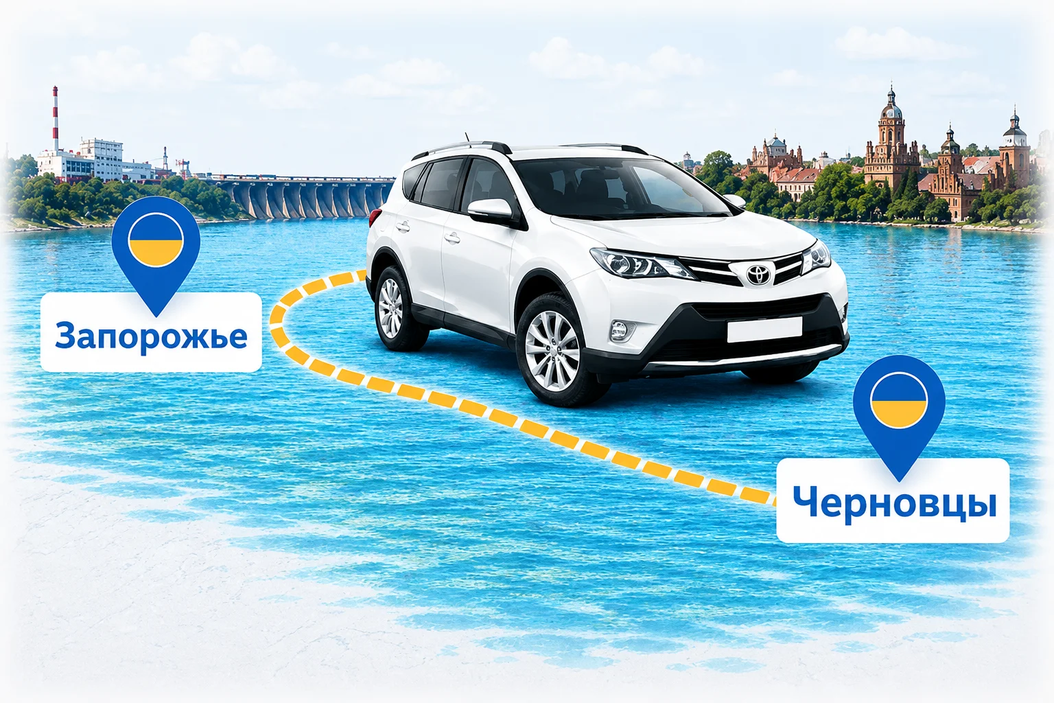 Такси Запорожье - Черновцы
