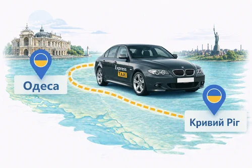 Міжміське таксі Одеса – Кривий Ріг ✔ Ціна 8.000 грн | Express Taxi