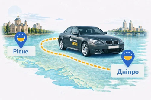 Міжміське таксі Рівне – Дніпро ціна 22.500 грн | Express Taxi Міжміське таксі Рівне – Дніпро ціна 22.500 грн | Express Taxi