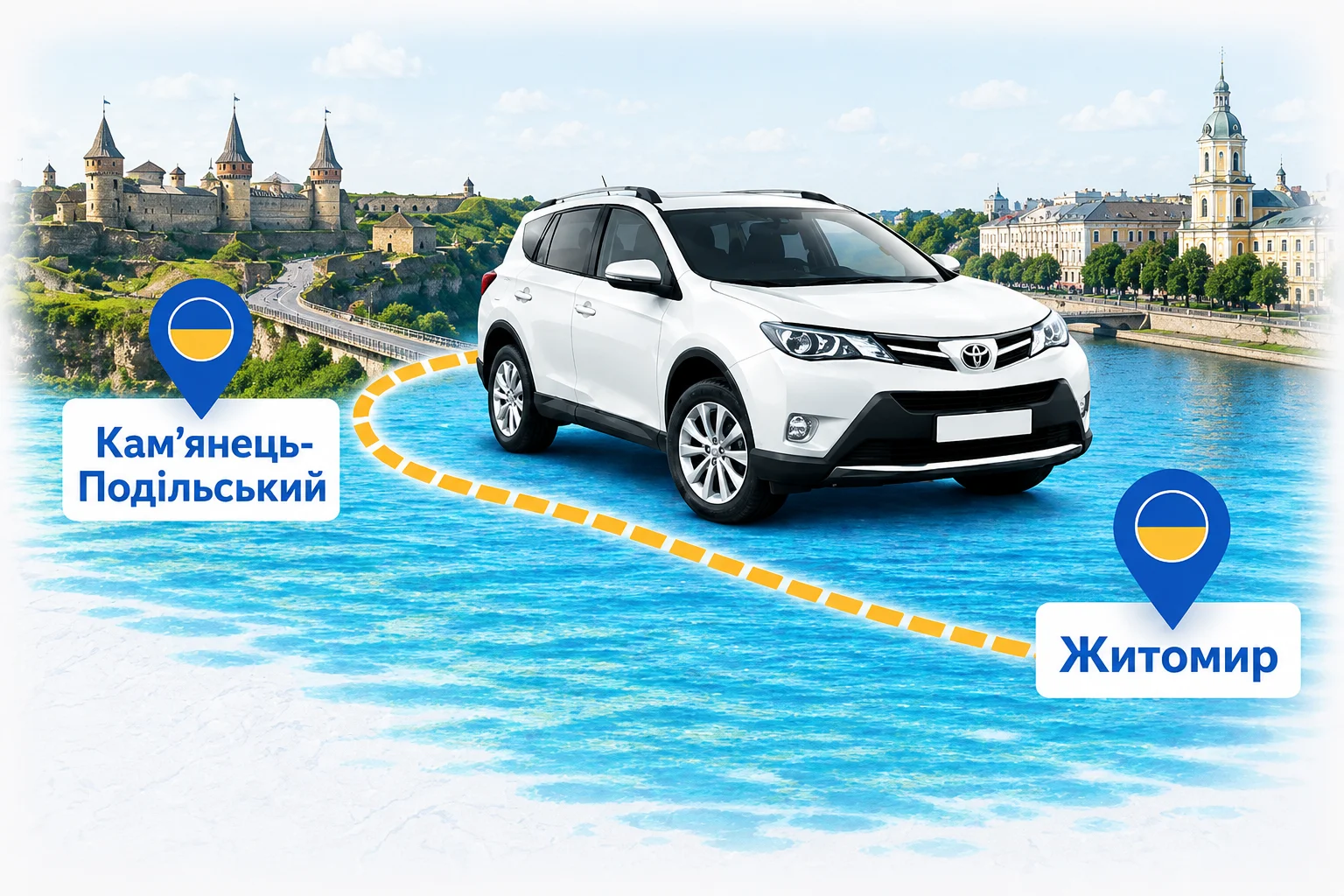 Таксі Кам’янець-Подільський — Житомир