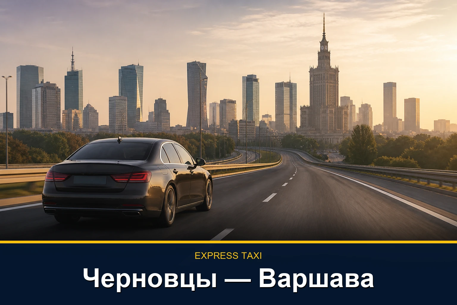 Международное такси из Черновцов в Варшаву без смены автомобиля