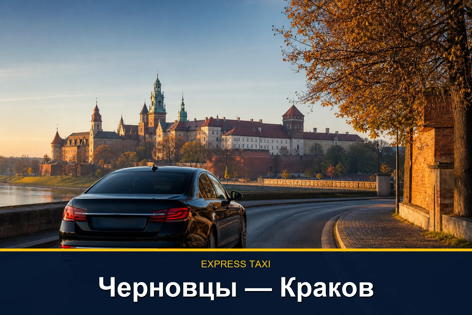 Такси Черновцы — Краков: индивидуальная поездка в Польшу