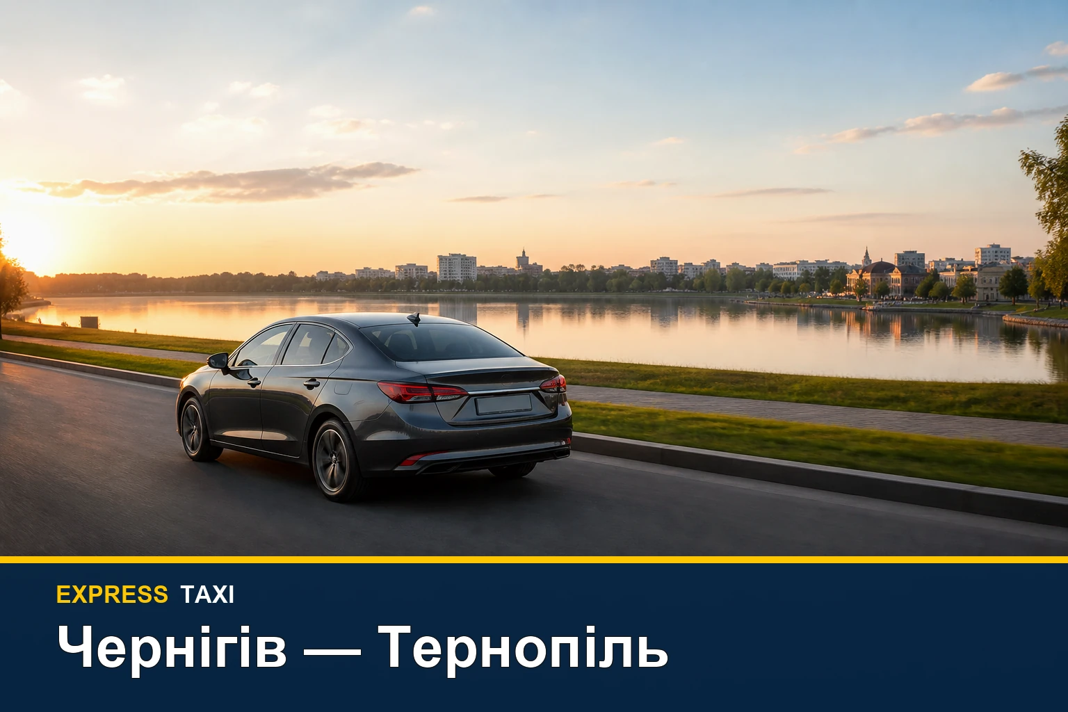 Таксі Чернігів — Тернопіль для навчання, лікування та родинних поїздок