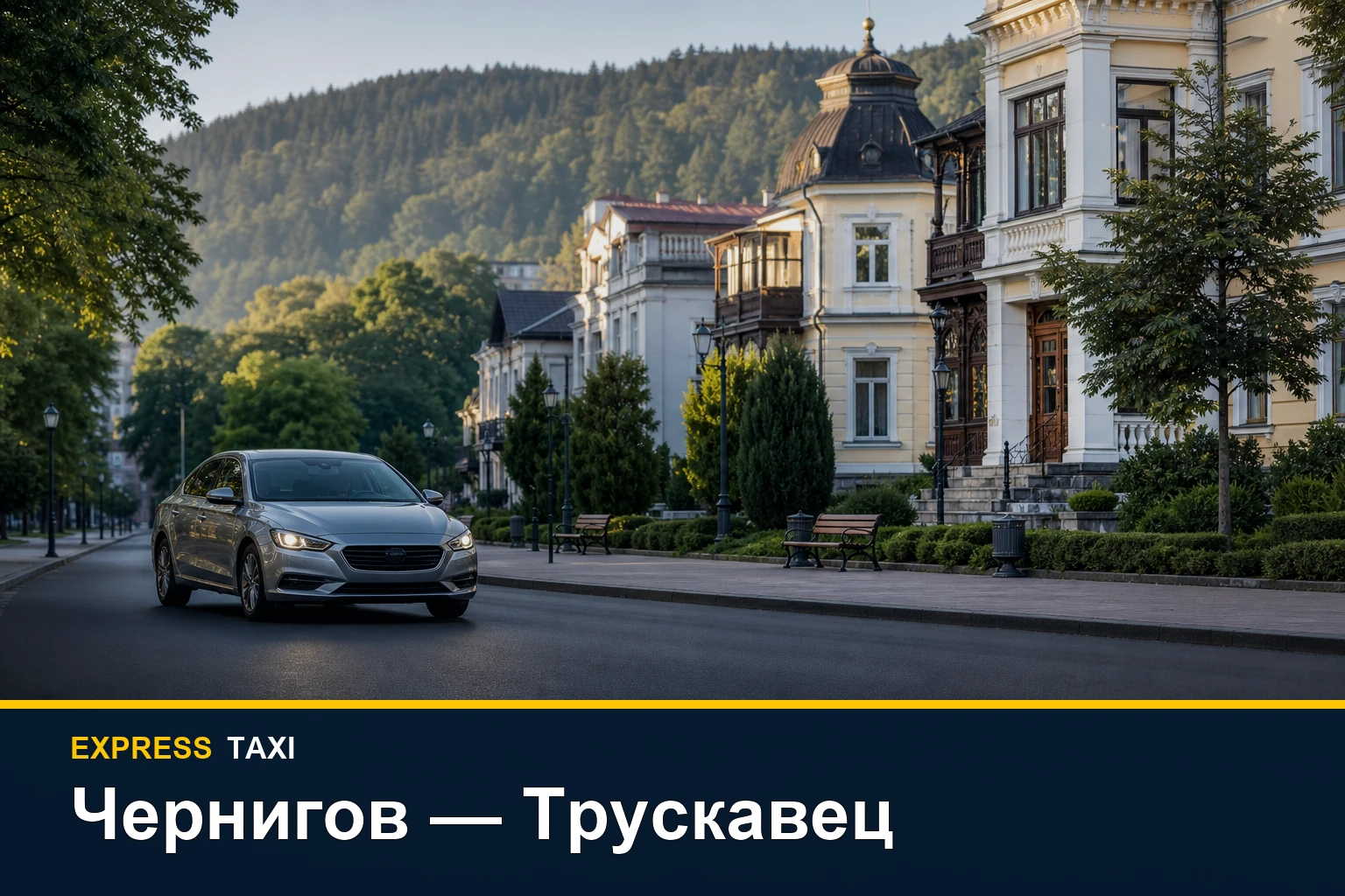 Такси Чернигов — Трускавец: поездка к санаторию или отелю без пересадок Такси Чернигов — Трускавец: поездка к санаторию или отелю без пересадок
