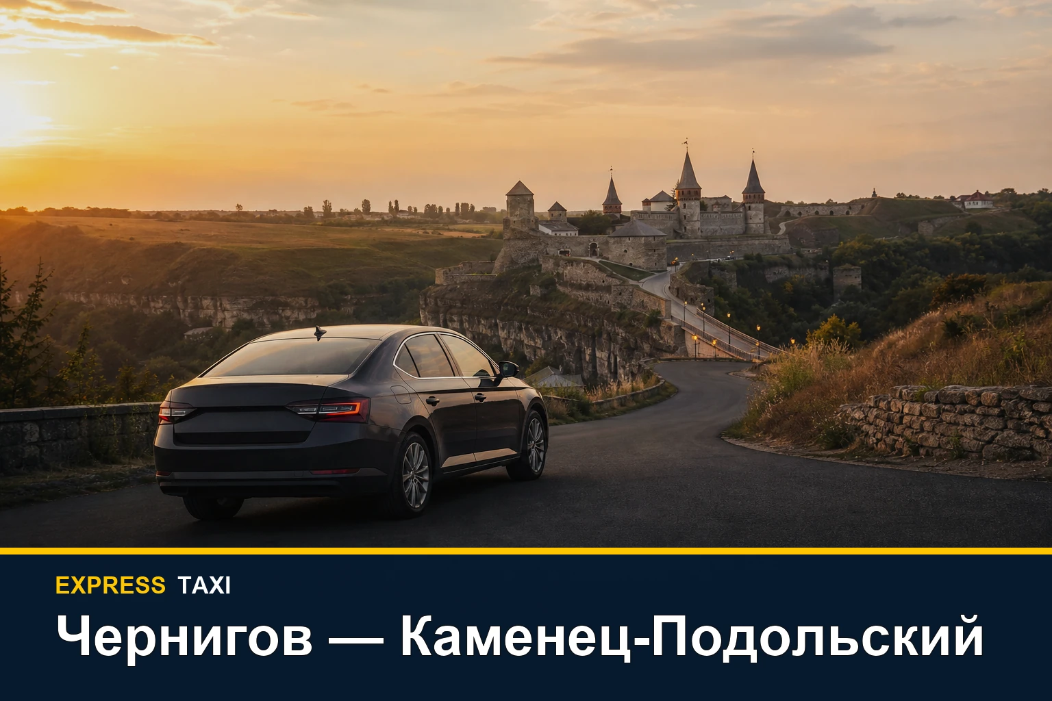 Такси Чернигов — Каменец-Подольский: трансфер к адресу в историческом городе Такси Чернигов — Каменец-Подольский: трансфер к адресу в историческом городе
