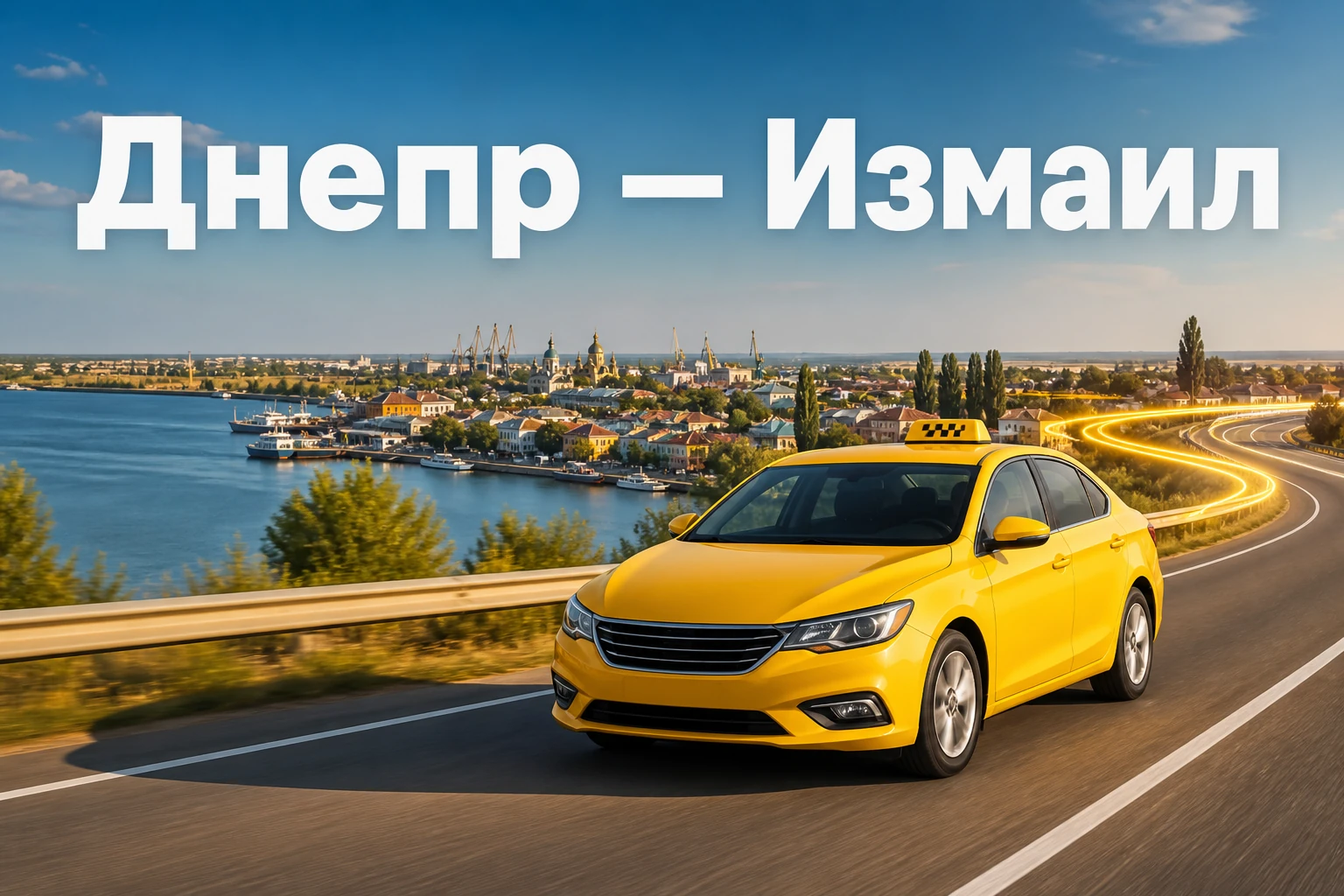 Такси из Днепра в Измаил: прямой маршрут без пересадок
