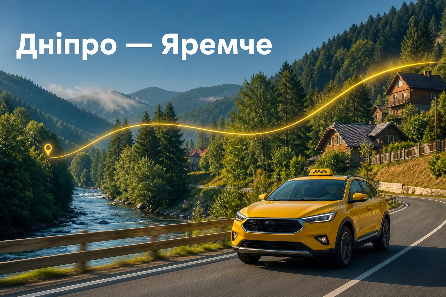 Трансфер Дніпро — Яремче без пересадок із багажем