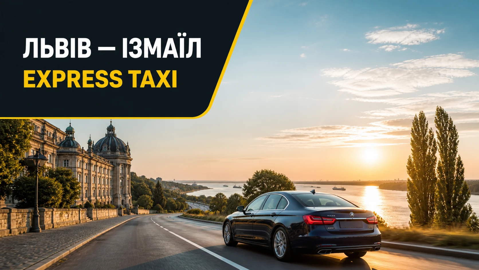 Таксі Львів — Ізмаїл для далекої подорожі з багажем Таксі Львів — Ізмаїл для далекої подорожі з багажем