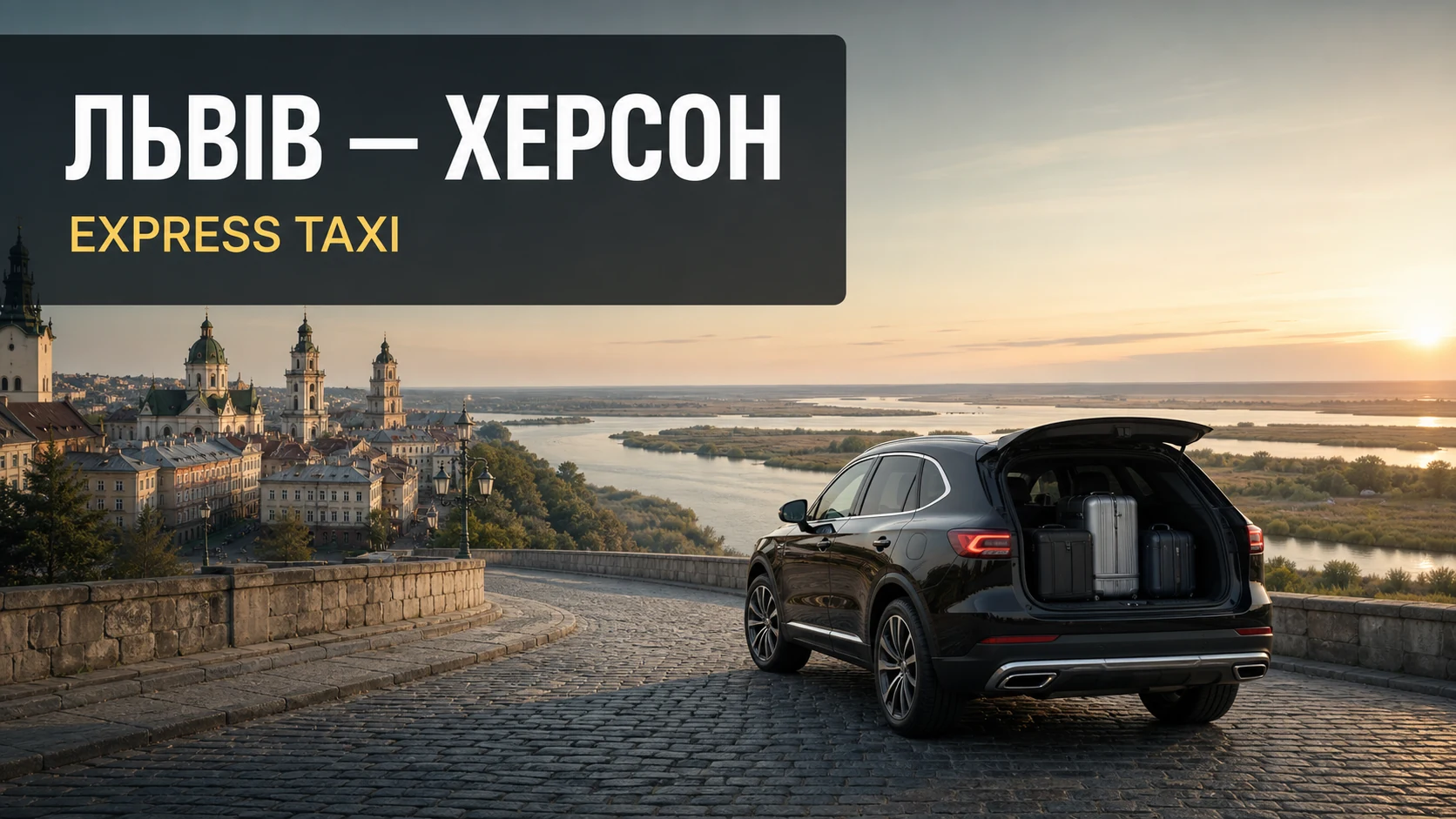 Трансфер Львів — Херсон після перевірки доступності напрямку