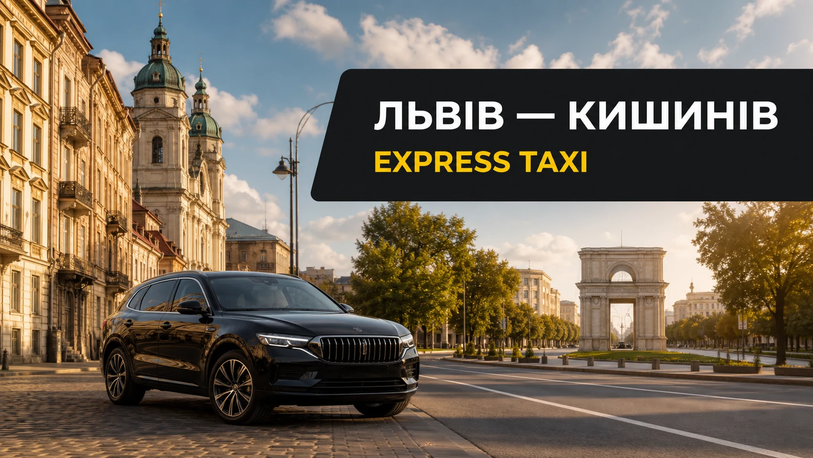 Міжнародне таксі Львів — Кишинів до міста або аеропорту Міжнародне таксі Львів — Кишинів до міста або аеропорту