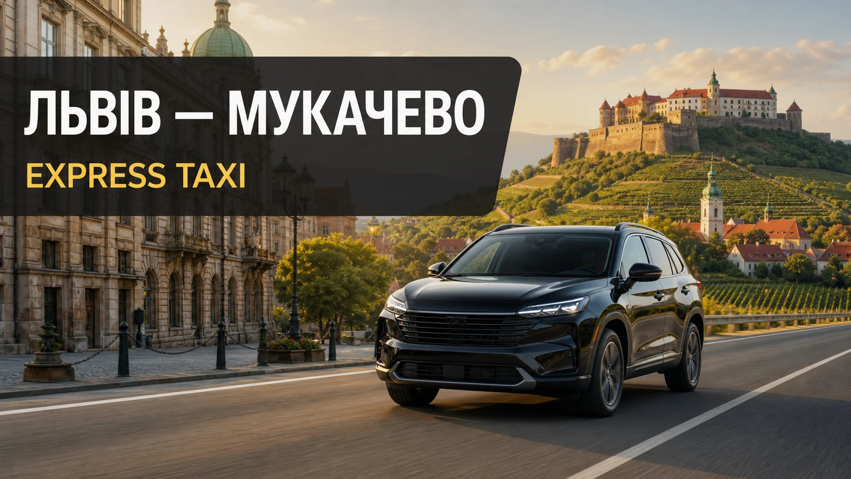 Трансфер Львів — Мукачево з прибуттям за потрібною адресою Трансфер Львів — Мукачево з прибуттям за потрібною адресою