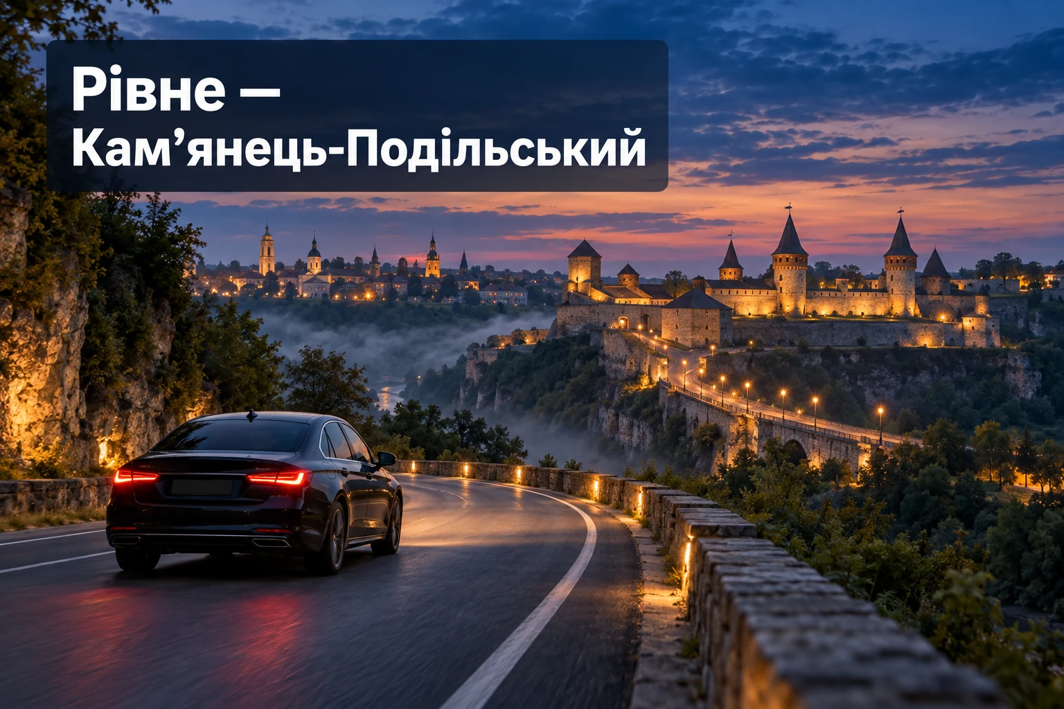 Таксі Рівне — Кам’янець-Подільський для подорожі без пересадок Таксі Рівне — Кам’янець-Подільський для подорожі без пересадок