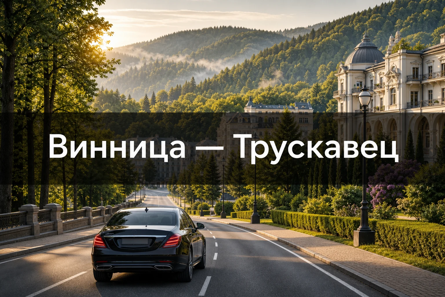 Такси Винница — Трускавец: прямой трансфер на курорт без пересадок
