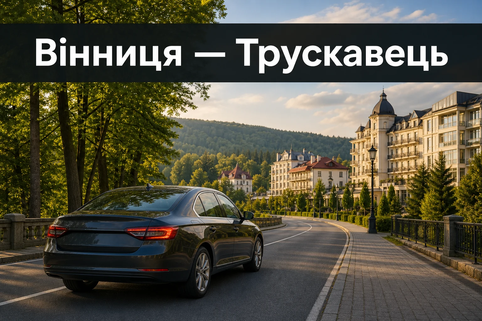 Таксі Вінниця — Трускавець із доставкою до санаторію чи готелю