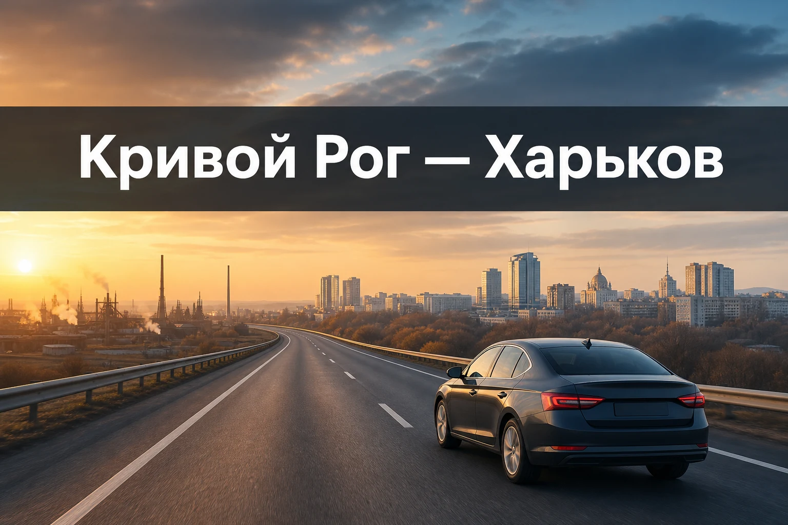 Такси Кривой Рог — Харьков для поездки без пересадок