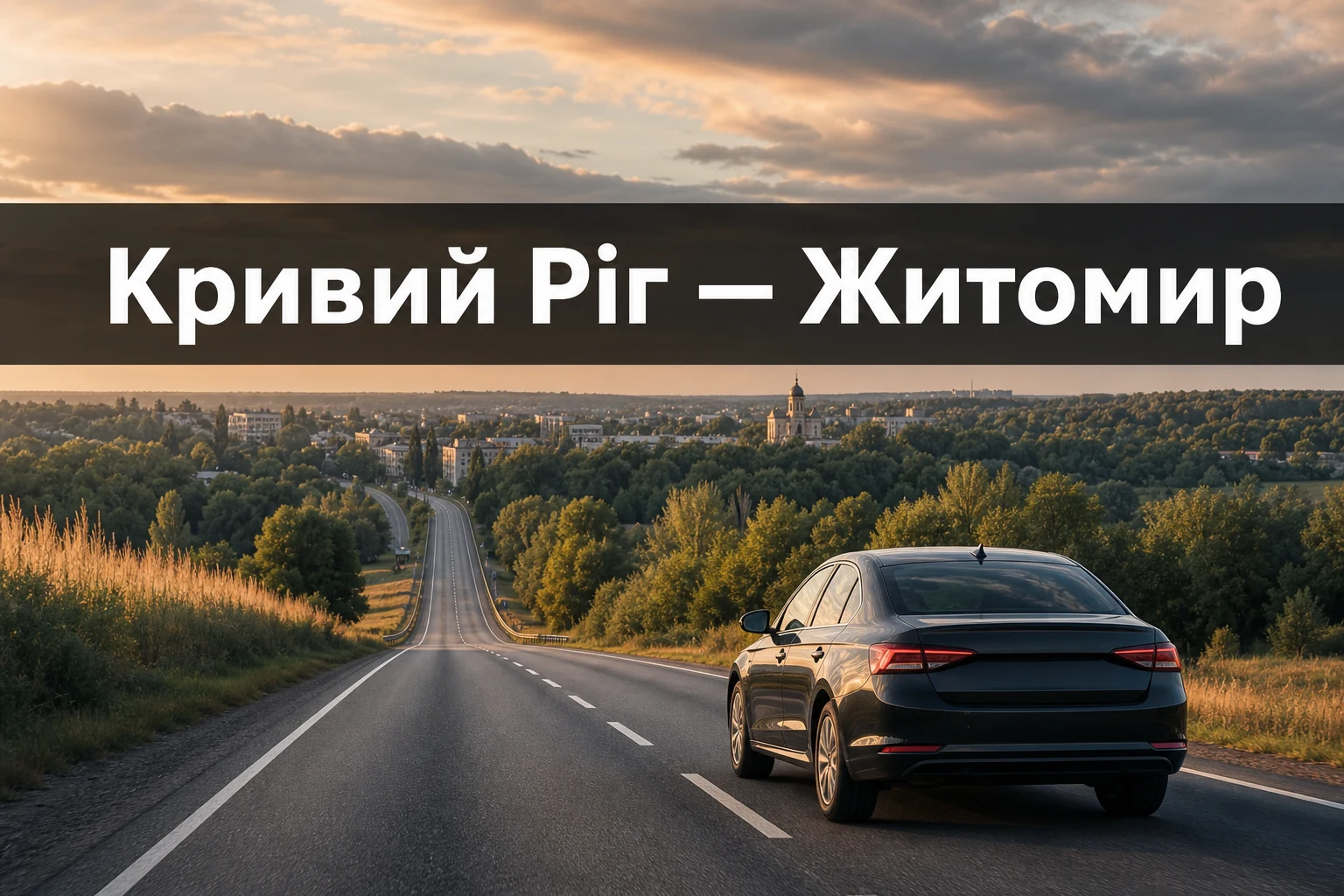 Таксі Кривий Ріг — Житомир для далекої адресної поїздки Таксі Кривий Ріг — Житомир для далекої адресної поїздки
