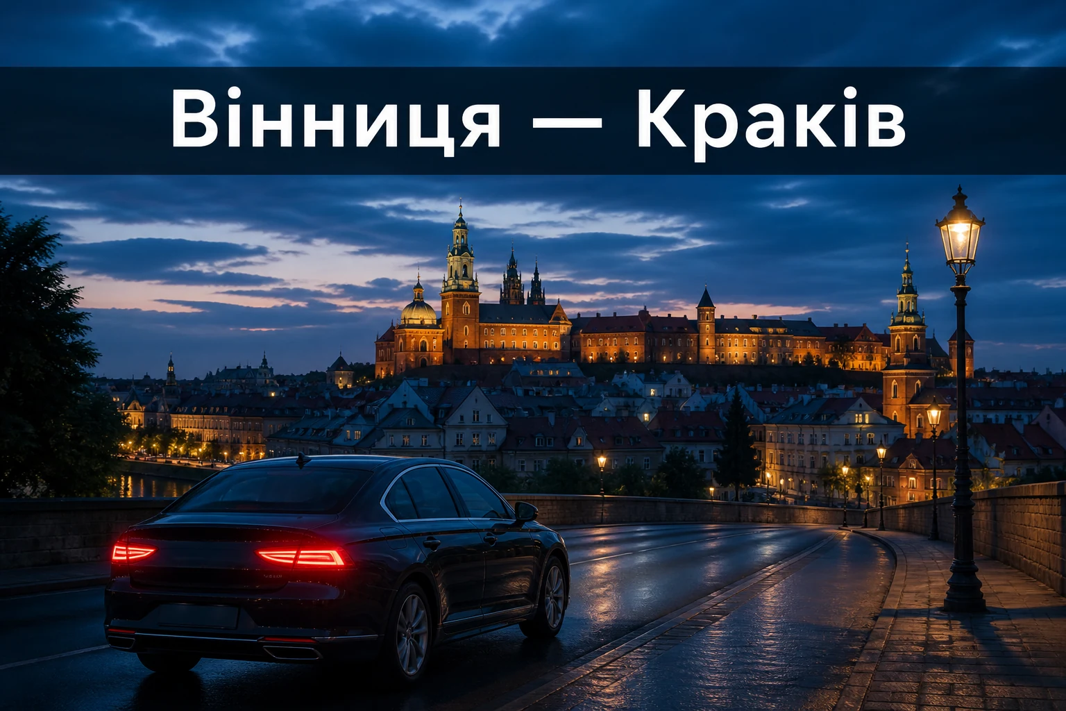 Таксі Вінниця — Краків з міжнародною поїздкою до потрібної адреси