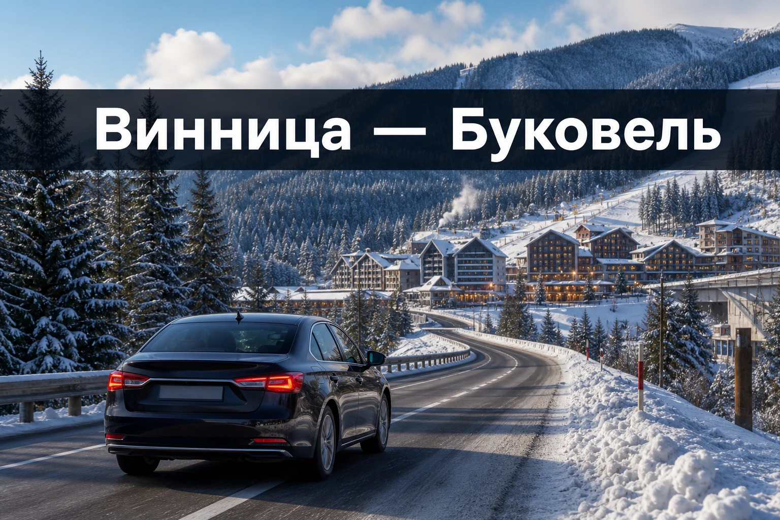 Такси Винница — Буковель: поездка в Карпаты от двери до двери