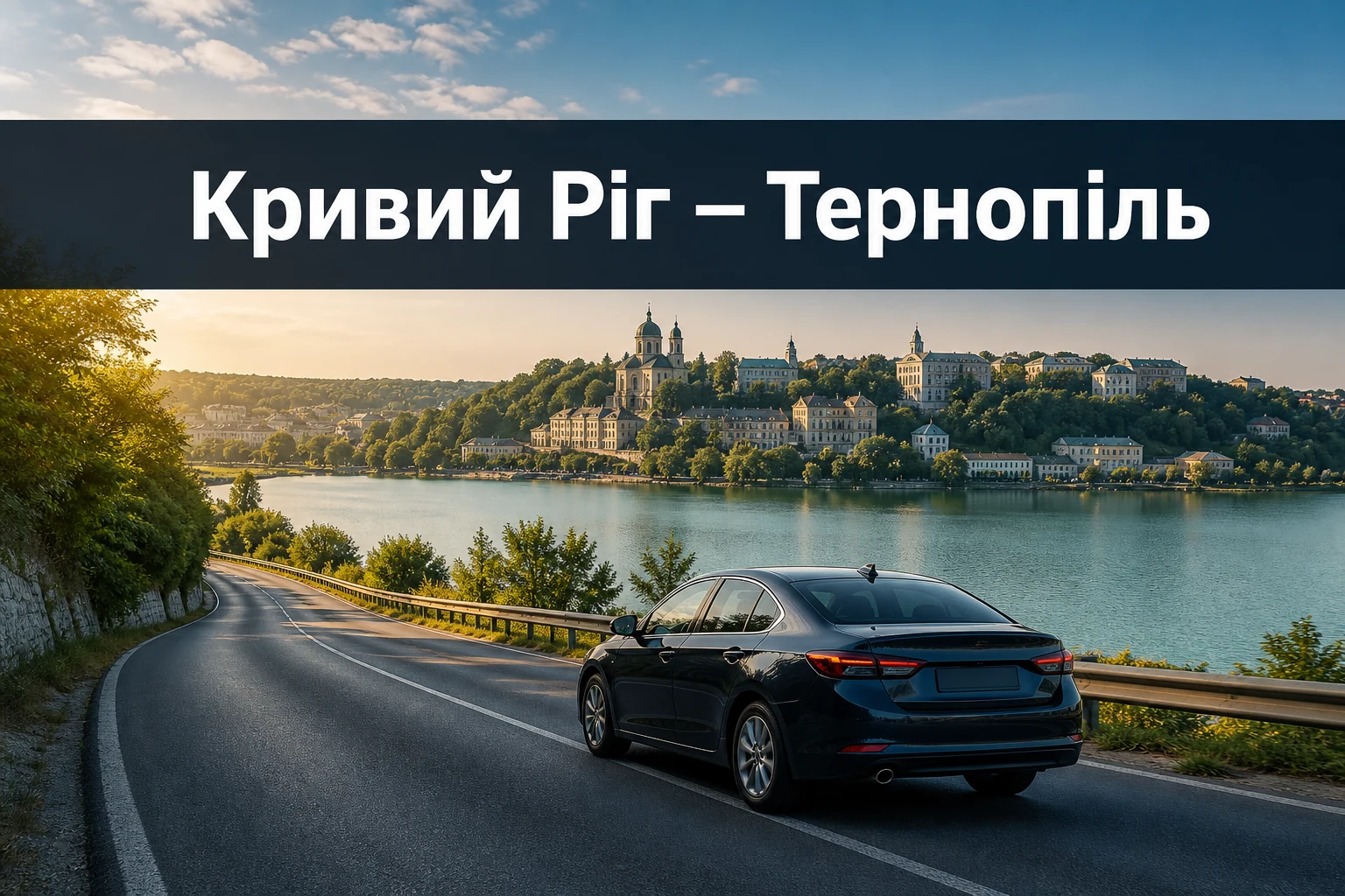 Таксі Кривий Ріг — Тернопіль для далекої поїздки одним авто